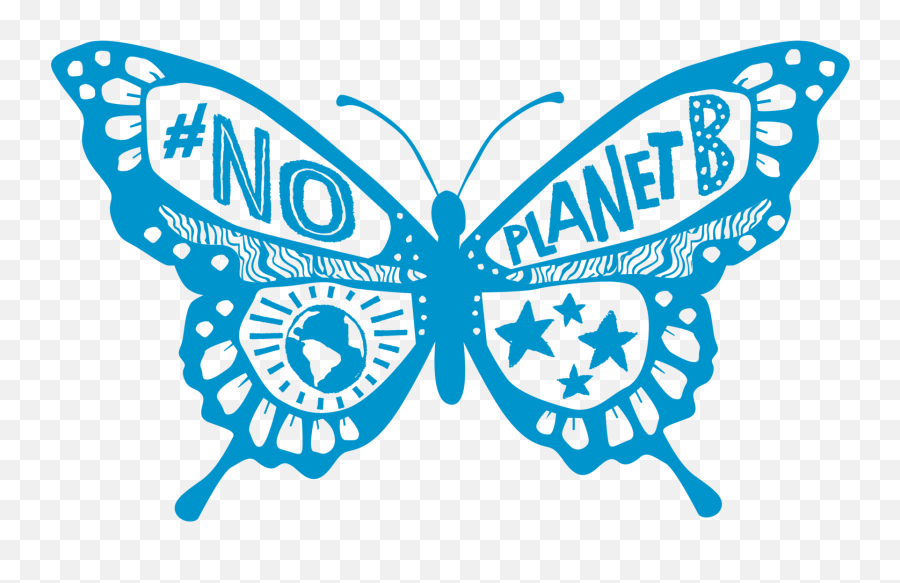 The Butterfly U2014 No Planet B - No Planet B Logo Png,Butterfly Icon Vector