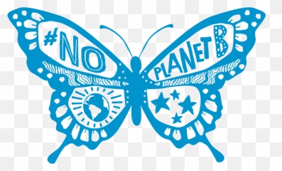 The Butterfly U2014 No Planet B - No Planet B Logo Png,Butterfly Icon Vector