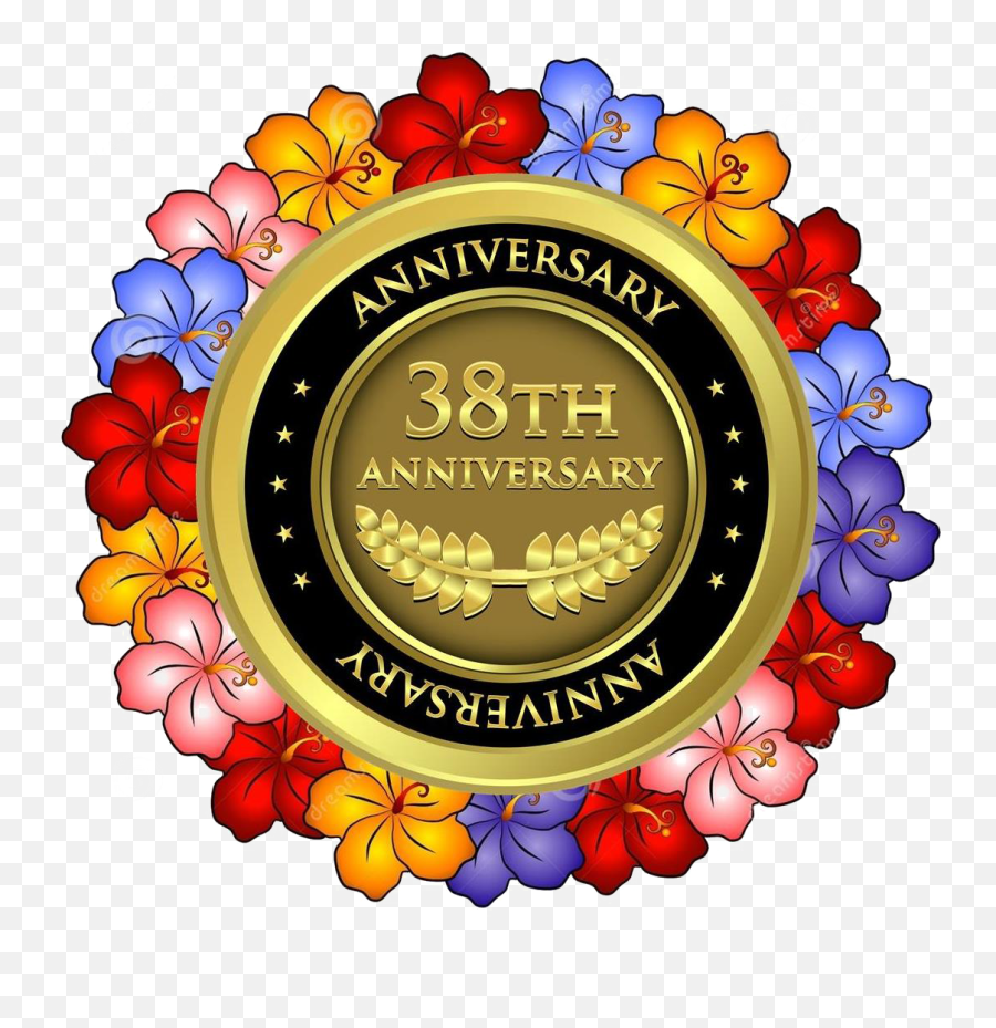 Download 38 Anniversiary Lei - Hawaiian Flowers Png Image 11th Anniversary 11th Logo,Hawaiian Flowers Png