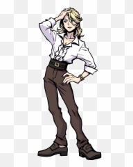 Neo The World Ends With You Details Imprinting Battles - Neo With Eiji png