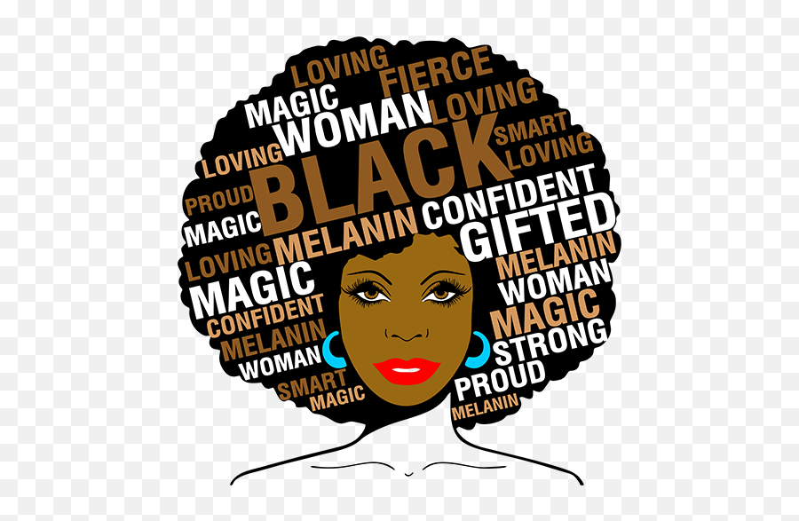 Download Black Woman Magic Png U0026 Svg Poster Black Woman Png Free Transparent Png Images Pngaaa Com