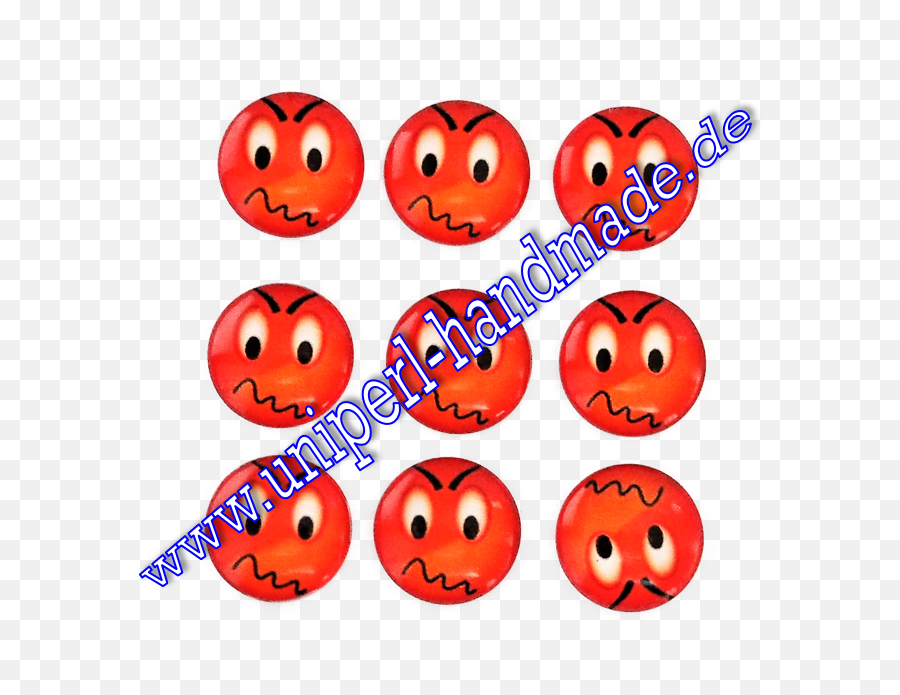 Emoji Cabochon 14 Mm Mad Face - Smiley Png,Mad Face Png