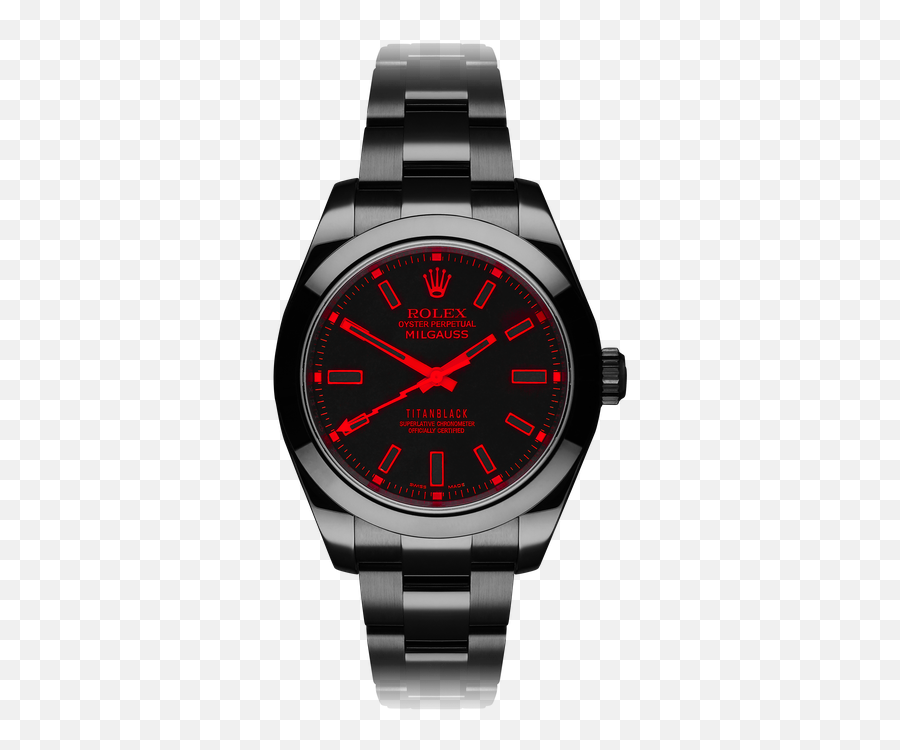 Rolex Milgauss Red Knight - Rolex Black Red Png,Red Knight Png