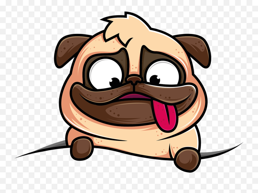 Pug Dog Animal - Free Vector Graphic On Pixabay Pug Desenho Png,Pug Face Png