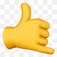 Thumb Up Emoji Png - Shaka