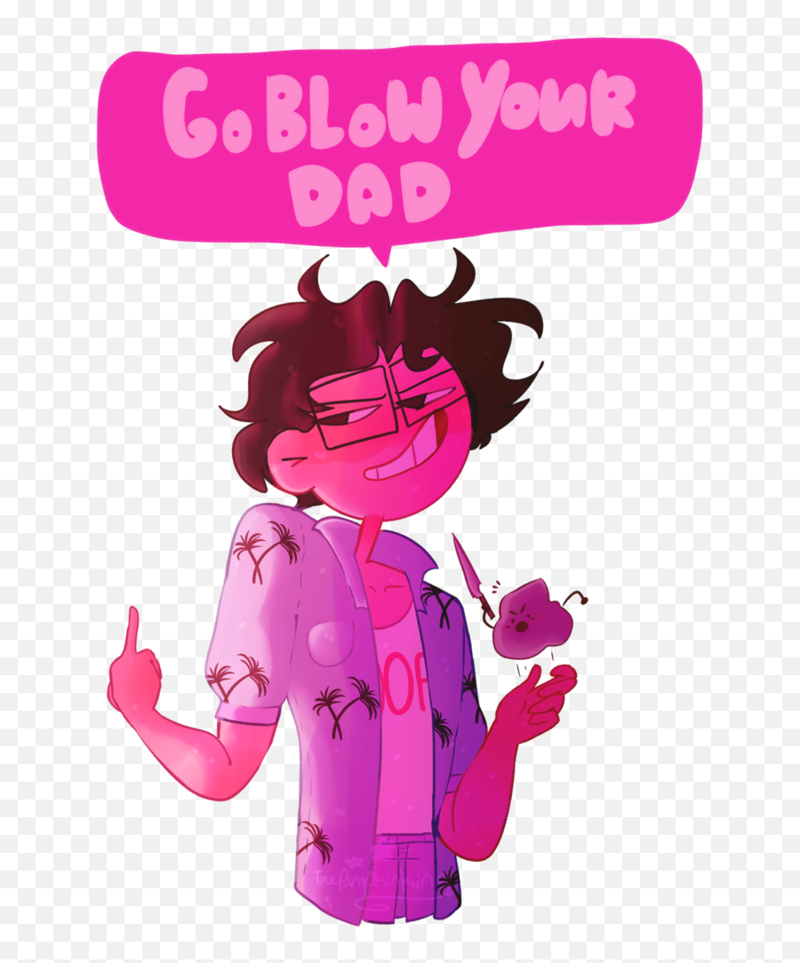 You Mullet Wearing Asshole By Theradpumpkinking - Cartoon Png,Mullet Png