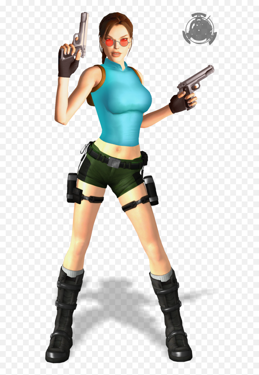 Download Lara Croft Tomb Raider With Guns Png Image For Free - Lara Croft Smash Bros Ultimate,Guns Png