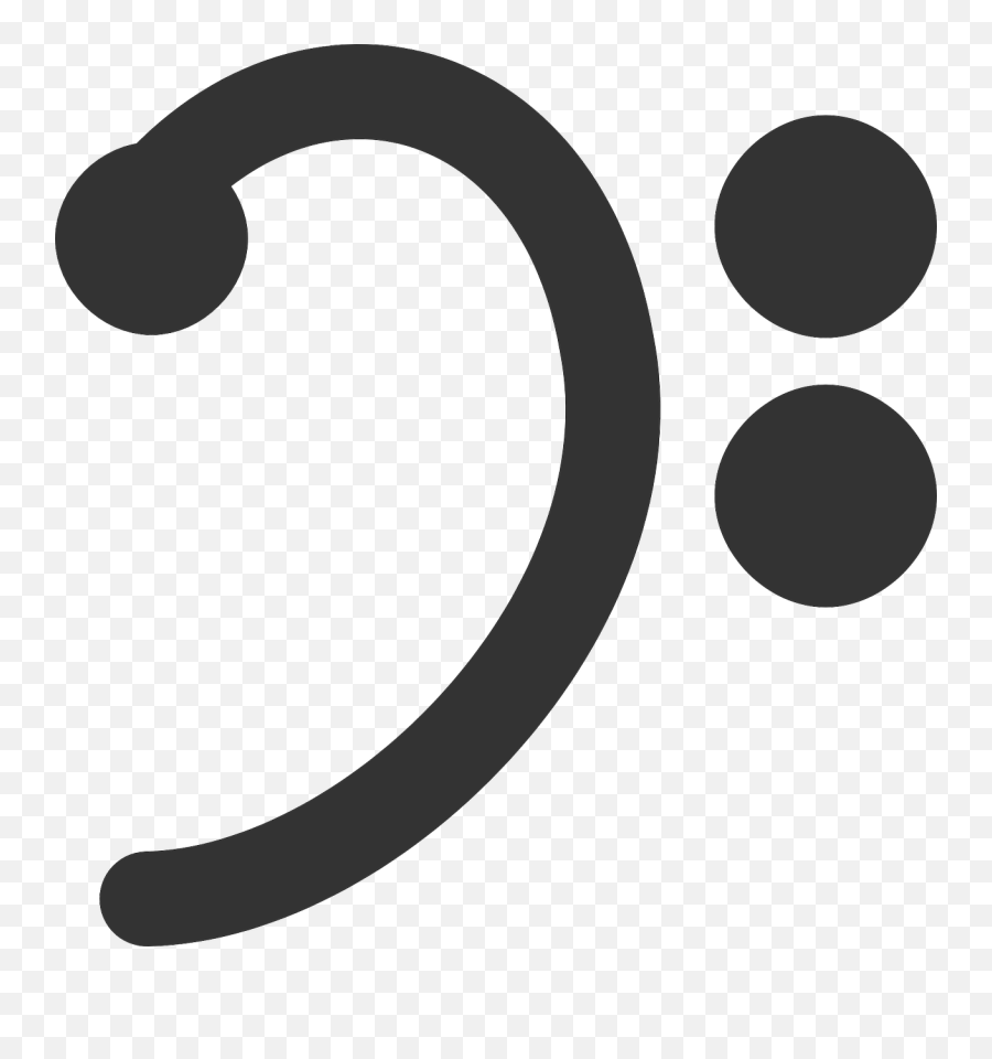 Bass Clef Clip Art - Musical Note For Rest Png,Bass Clef Png