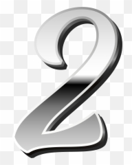 Download Hd Silver Numbers Png