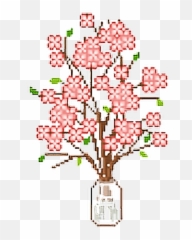 Png Flowers - Tumblr Png Flowers Pixel Pink Cute Pixel Flower Tumblr Transparent,Flower Art Png