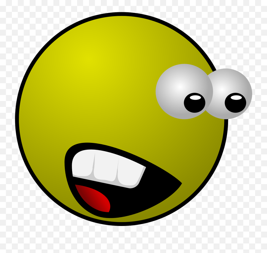 Smiley Face Yellow - Scared Clipart Gif Png,Scared Face Png