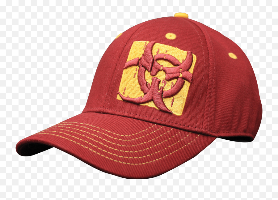 Mutant Biohazard - Burgundy Baseball Cap Supplementsquare Baseball Cap Png,Bio Hazard Logo