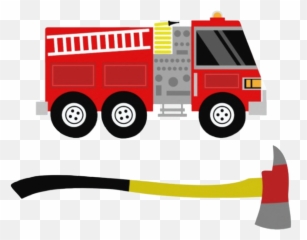 Fire Firetruck Axe Clipart Png - Firtruck R Png,Fire Truck Png