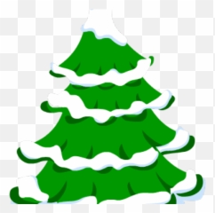 Fir Tree Clipart Snow Covered - Christmas With Day png