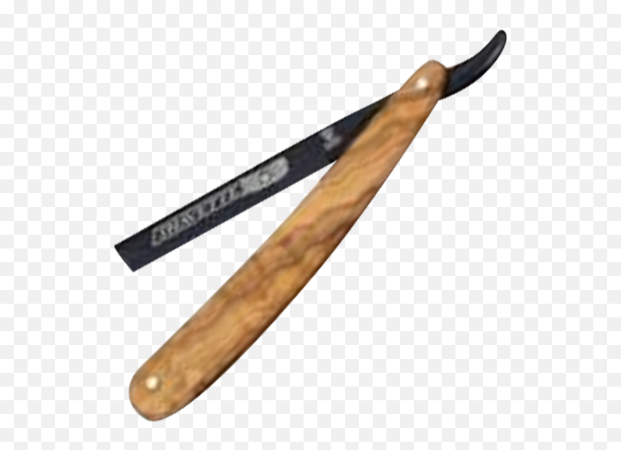 Dovo Shavette Olive Wood Straight Razor - Marking Tools Png,Straight Razor Png