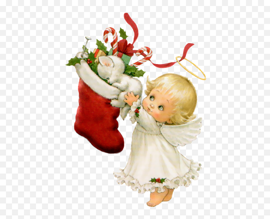 Cute Santa Png - Cute Angel Free Clipart Cute Santa And Cute Angels For Christmas,Santa Transparent