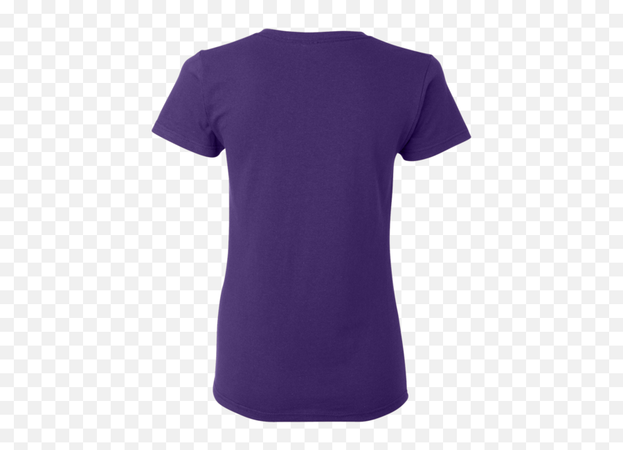 Ladiesu0027 Heavy Cotton Short Sleeve T - Shirt Art Flo Screen Active Shirt Png,Purple Shirt Png