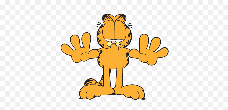 Stop - Garfield Soft Paws Garfield Png,Garfield Png