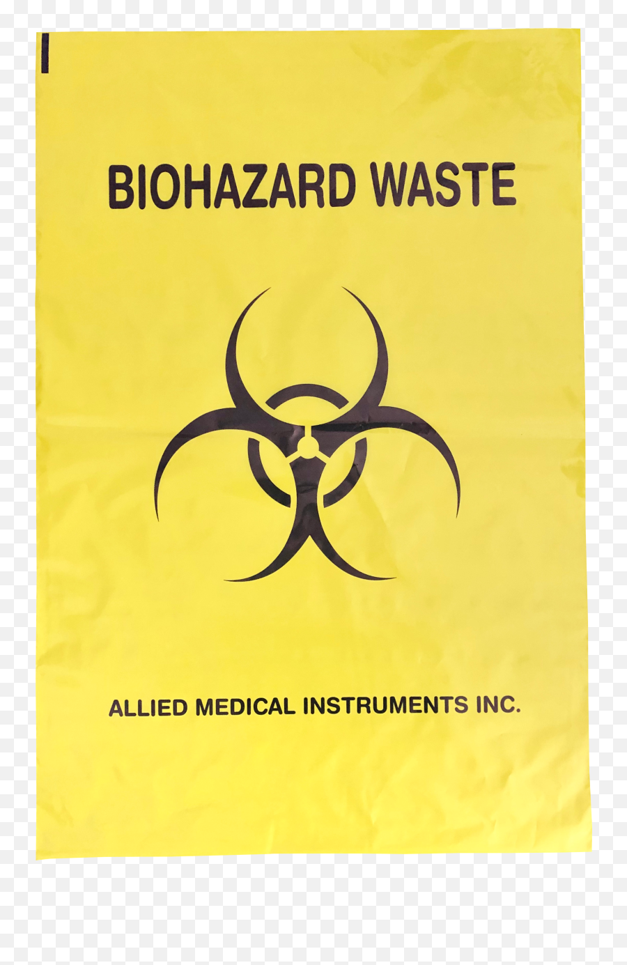 Allied Medical Biohazard Bag - Poster Png,Biohazard Transparent