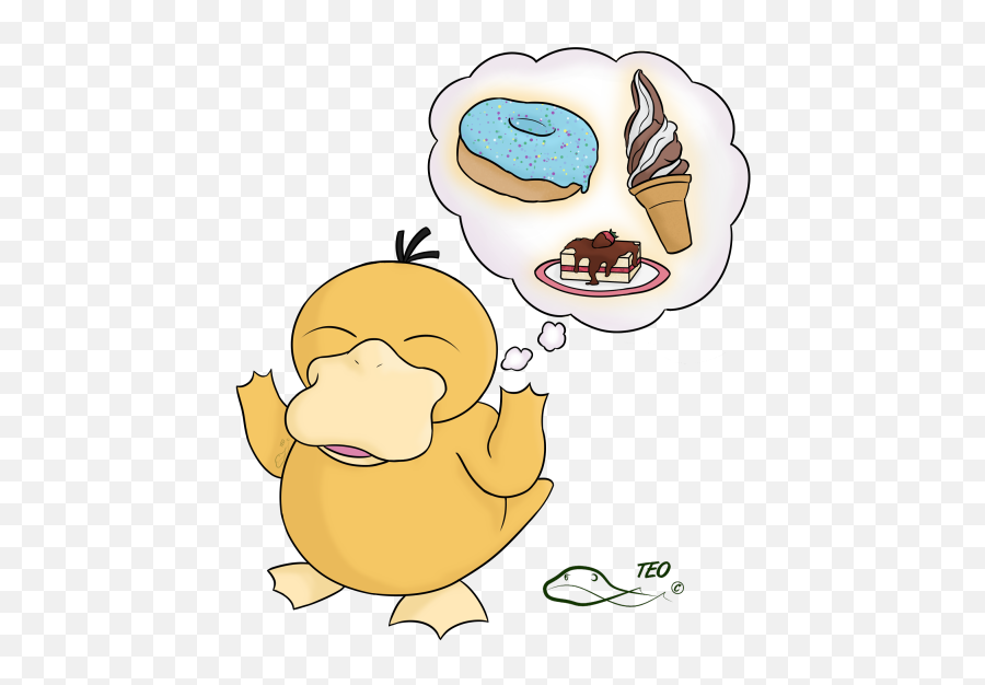 I Wanted To Make A Happy Psyduck Explore Tumblr Posts And - Cartoon Png,Psyduck Png
