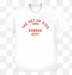 Kc Red Ink White Tee The Get Up Kids Online Store - Indian Motorcycles Png,White Tee Png