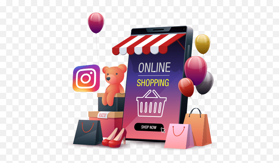 Instagram Shop - Tekdef Design Online Shop Banner Png,Shopping Png