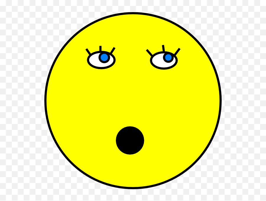 Smiley Face Emoticon Clip Art - Yellow Wifi Symbol Png,Shocked Face Png