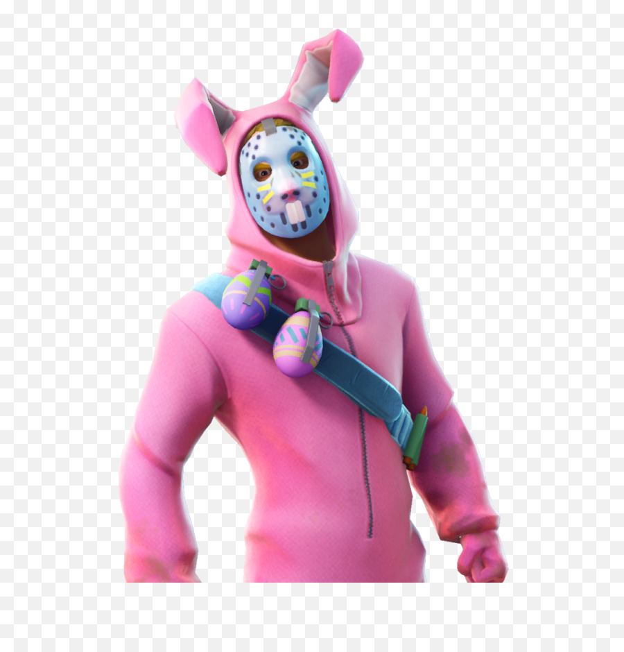 Pink Toy Royale Fortnite Rabbit Battle - Fortnite Dark Rabbit Raider Png,Fortnite Bush Png