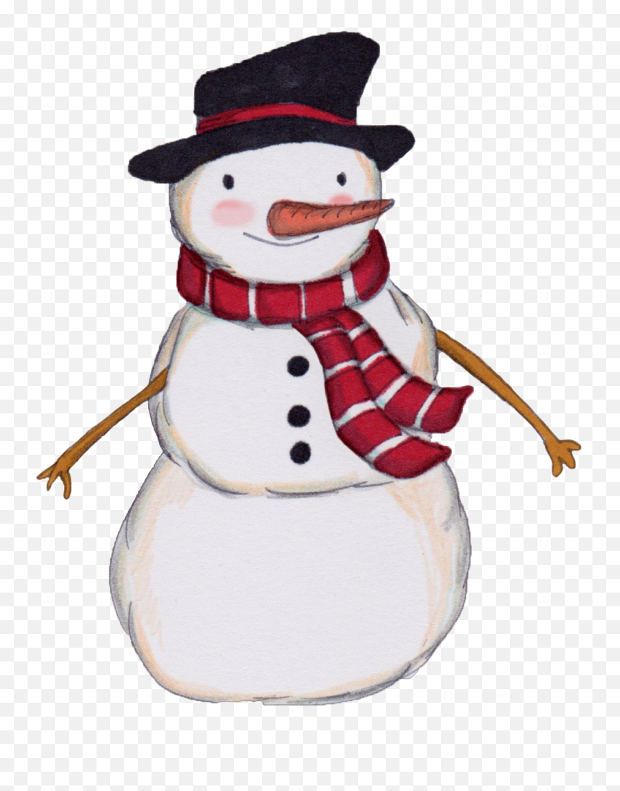 Hand Painted A Cute Little Snowman Png Transparent - Snowman Costume Hat,Snowman Png