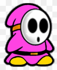 Pink Shy Guy - Roblox Paper Mario Shy Guy Png,Shy Guy Png