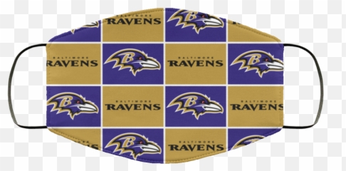 Baltimore Ravens Face Mask Washable Reusable - 49 Ers png