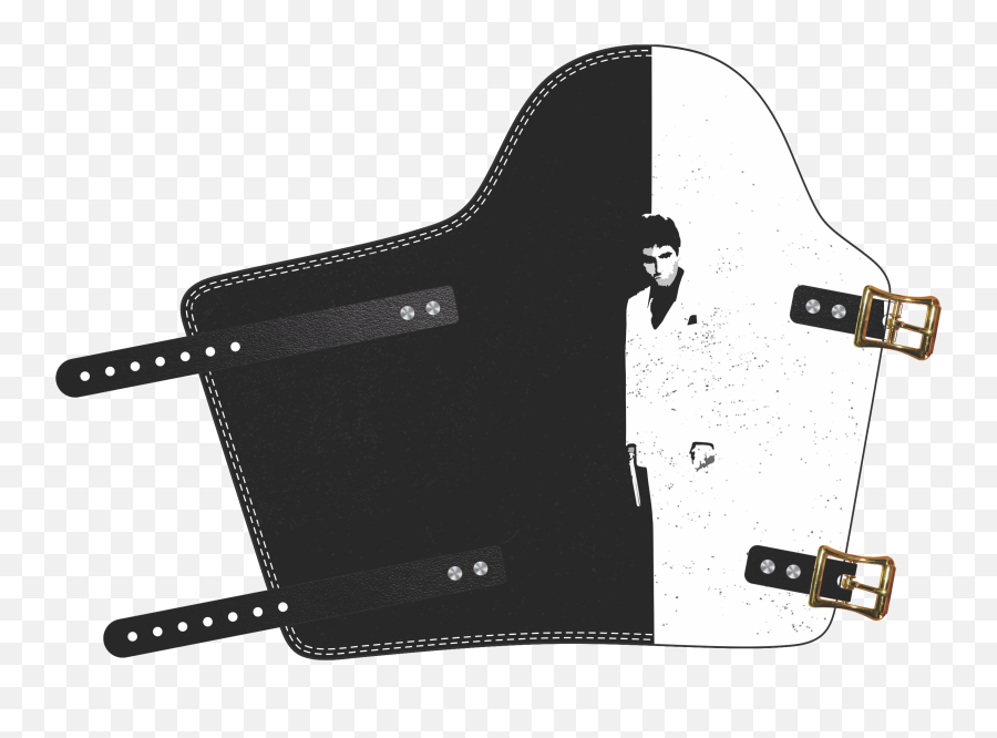 Scarface Armpad Welding Arm Pad Template Png,Scarface Png free