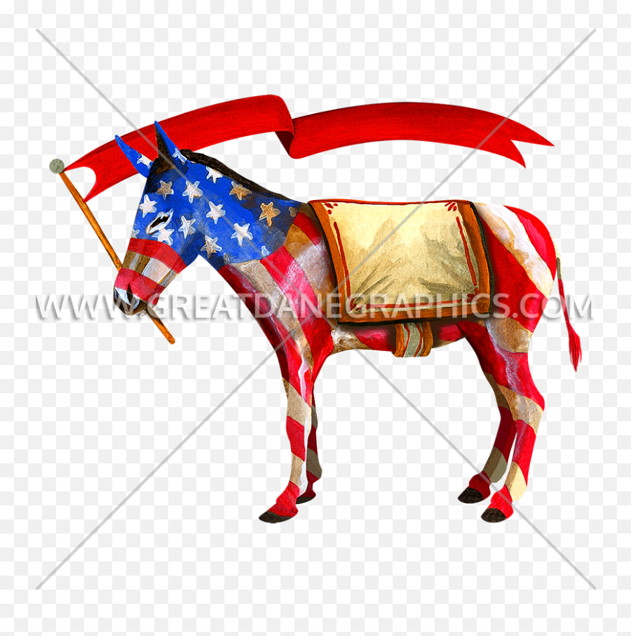 Democrat Donkey Stripes Production Ready Artwork For T - Halter Png,Democrat Symbol Png