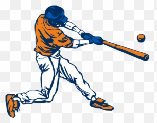 Download Deep Run Hitting Camp Summer 2017 - Hitting A Baseball Player Hitting Ball Clipart Png,Baseball Clipart Png
