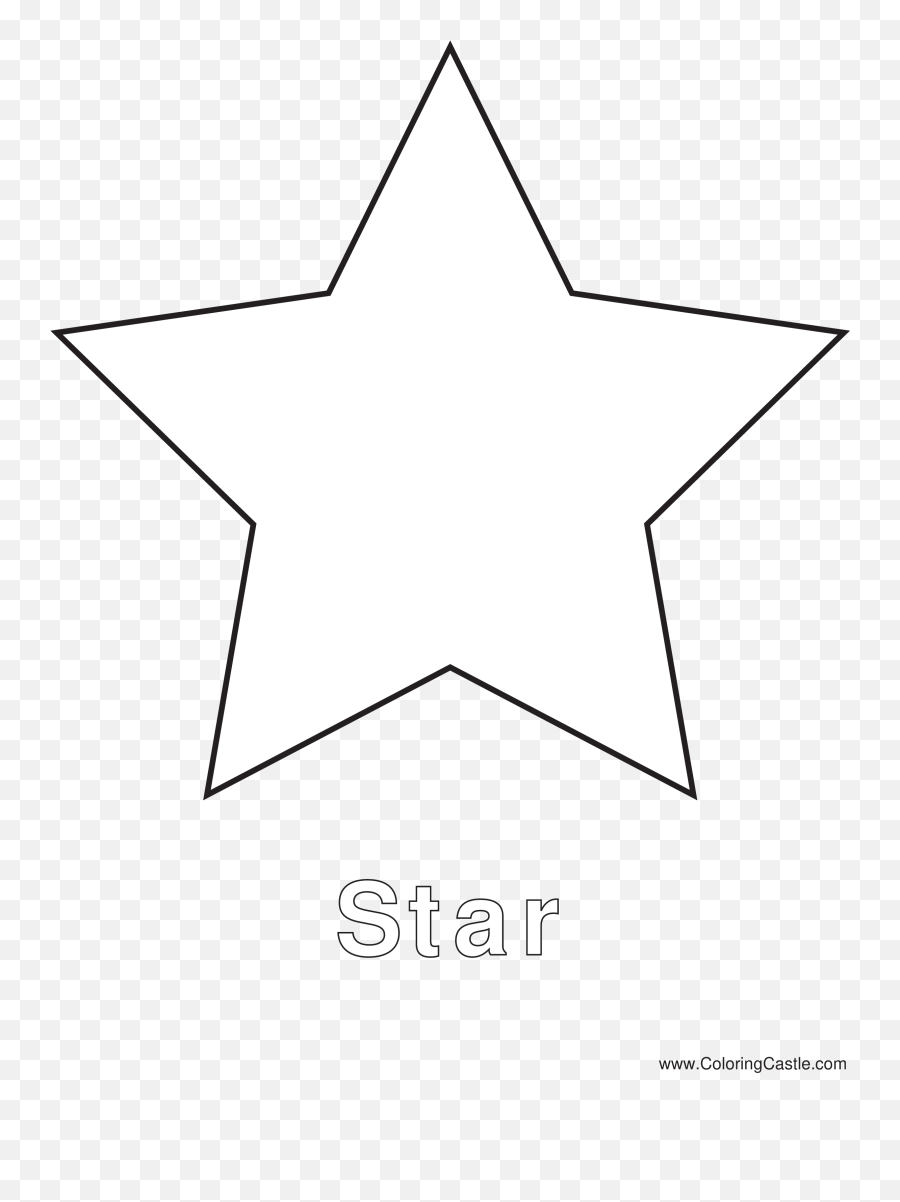 Top Christmas Shining Star Clipart Pictures - Star Shape Coloring Pages Png,Shining Star Png