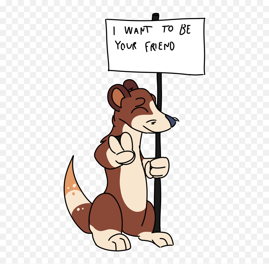 Summer Otters W Signs Opengameartorg - Animated Cartoon Png,Otter Png
