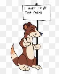 Summer Otters W Signs Opengameartorg - Animated Cartoon Png,Otter Png