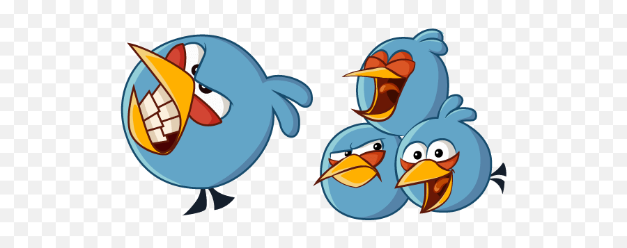 Angry Birds The Blues Cursor - Angry Birds The Blues Png,Angry Birds Png
