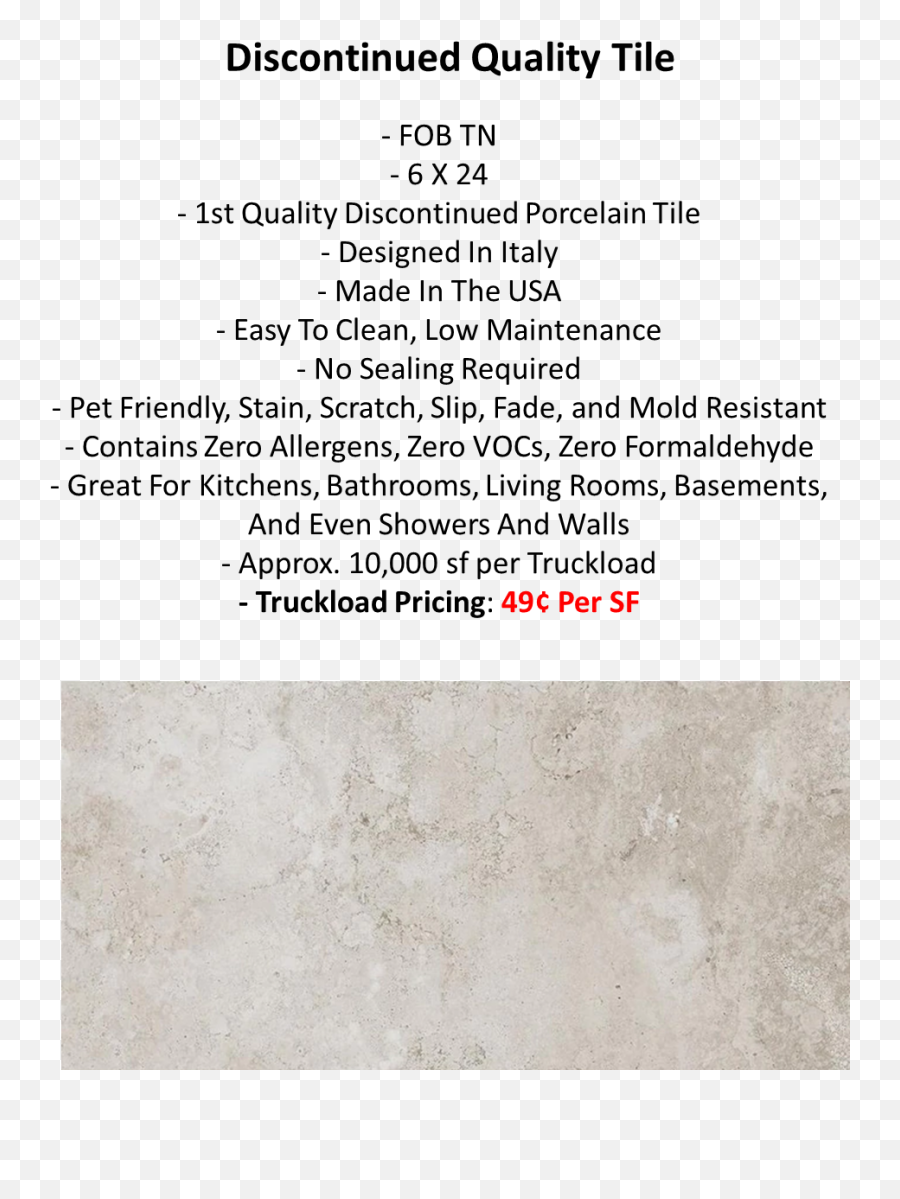 Discontinued Quality Tile 6 X 24 - Dot Png,Tile Png