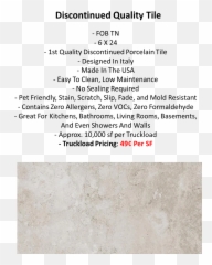 Discontinued Quality Tile 6 X 24 - Dot png