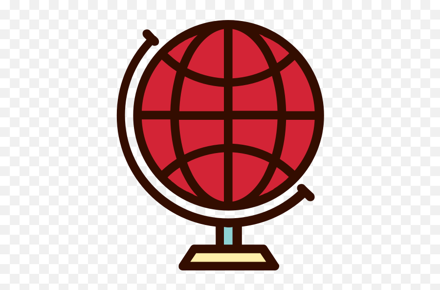 Education Geology Global Globe World Icon - Vector Web Logo Png,World Icon Png