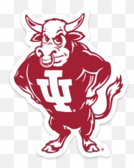 Iu Bison Sticker - Bison Iu Png,Indiana University Logo Png