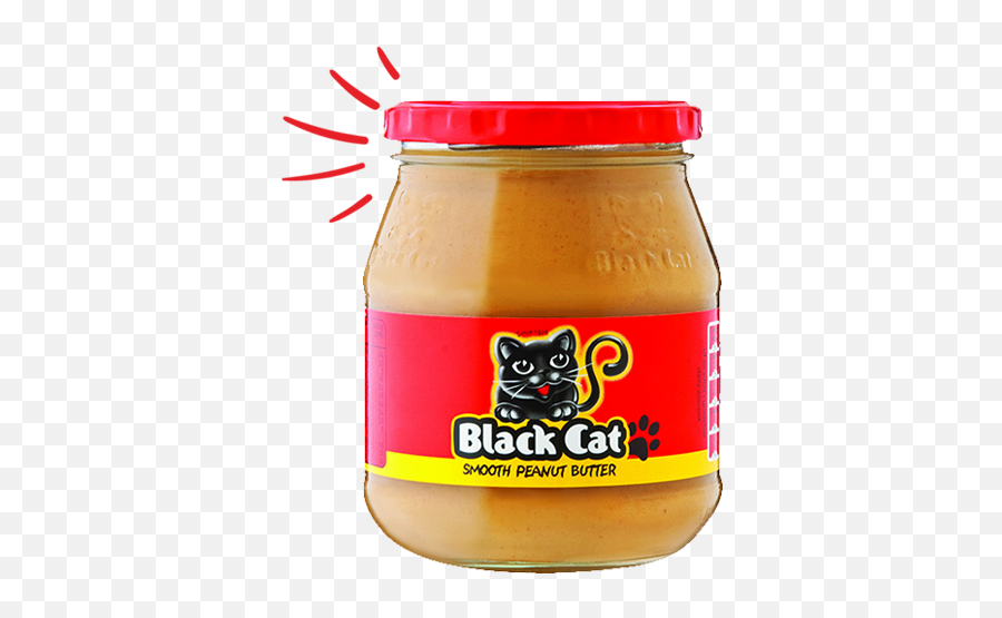 Peanut Butter Jar Png Transparent - Black Cat Crunchy Peanut Butter,Peanut Butter Transparent