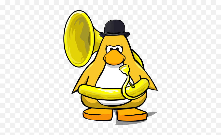 Club Penguin Tuba Gang Transparent Cartoon - Jingfm Club Penguin White Penguin Png,Club Penguin Transparent