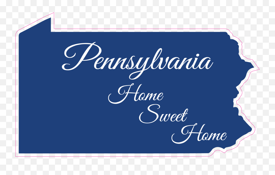 Pennsylvania Home Sweet Sticker - Horizontal Png,Home Sweet Home Png