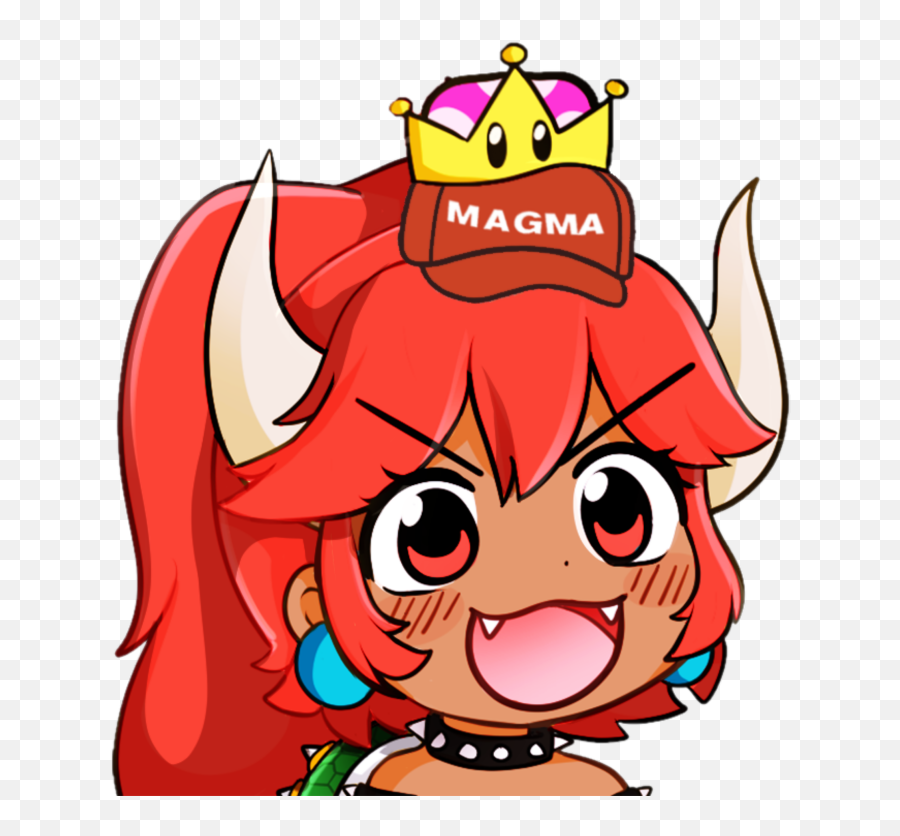 67854383 - Bowsette Red Hair Png,Bowsette Png
