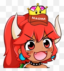 67854383 - Bowsette Red Hair Png,Bowsette Png