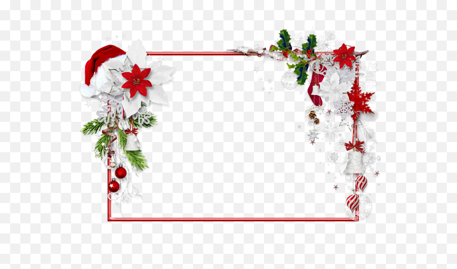 Gerelateerde Afbeelding Christmas Frames Xmas - Christmas Frame Png Free,Santa Hat With Transparent Background