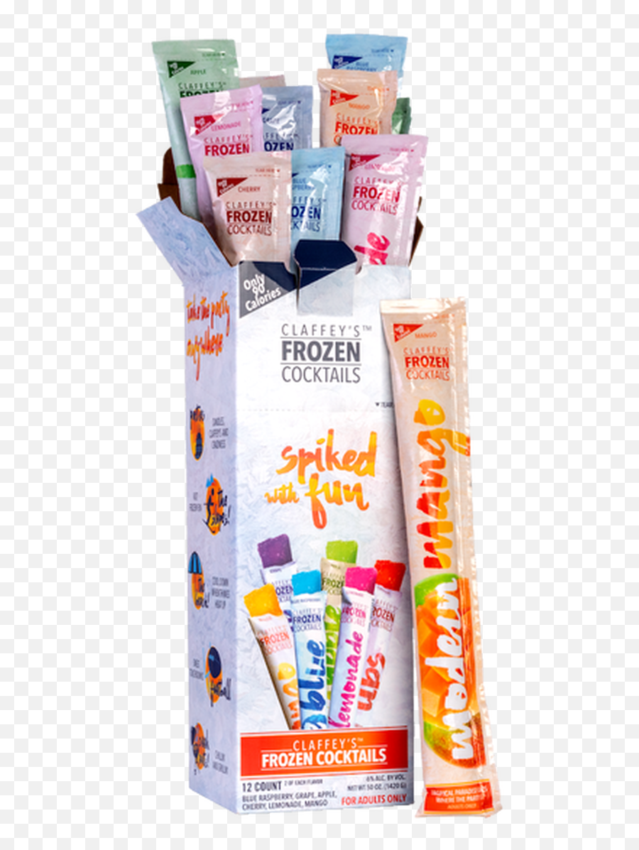 Claffeyu0027s Frozen Cocktails Variety 12 Pack - Western Son Spiked Ice Png,Popsicles Png