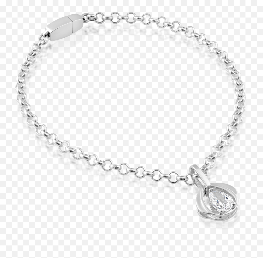 Download Hd Sterling Silver Chain - Silver Necklace Chain Png,Bracelet Png